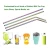 Import Reusable Stainless Steel Drinking Straw Wholesale With Customized Logo from China