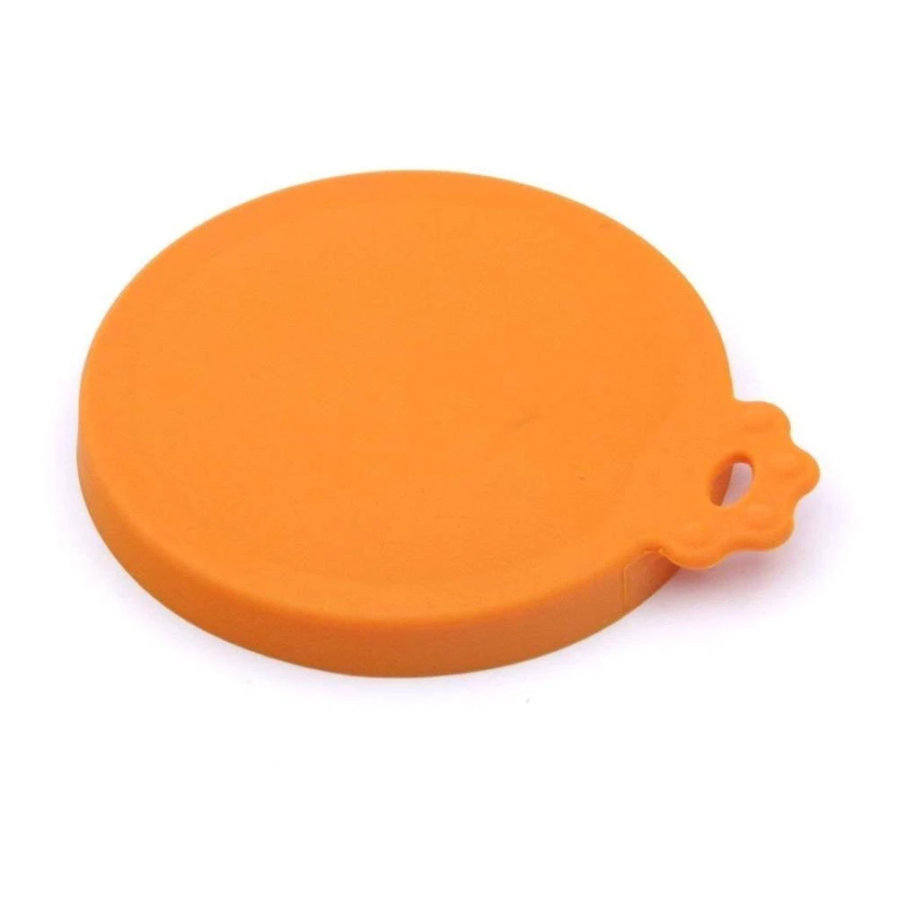 Reusable  Storage Container Cover Silicone Cat Dog Pet Food Can Cover Lids