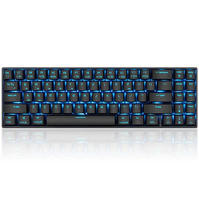 RK71 RGB keyboard Wired/Wireless Blue tooth Red Switch 71 Keys gaming mechanical keyboard
