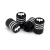 Import Round Style Air Covers Black  Aluminum  pet clawTire Valve Stem Caps from China