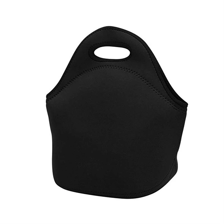 RTS Blank Black Neoprene Lunch Cooler  Bag