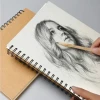 SAITAO Manufacturer 160gsm High Quality Eco-friendly Sketch Book Custom Kraft Sketchbook for Drawing