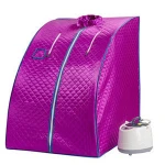 Sauna Steam Room Home Sauna Generator Slimming Household Sauna Box Ease Insomnia Stainless Steel Pipe Support  Cabin Room