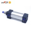 SC series mini pneumatic air cylinders aluminium alloy double stroke compact cylinder