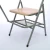 Import school furniture student floding chair with writing tablet pad from China