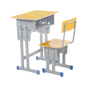 school furniture wholesale height adjustable wooden student desk chair