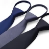 School Uniform Polyester Zipper Ties