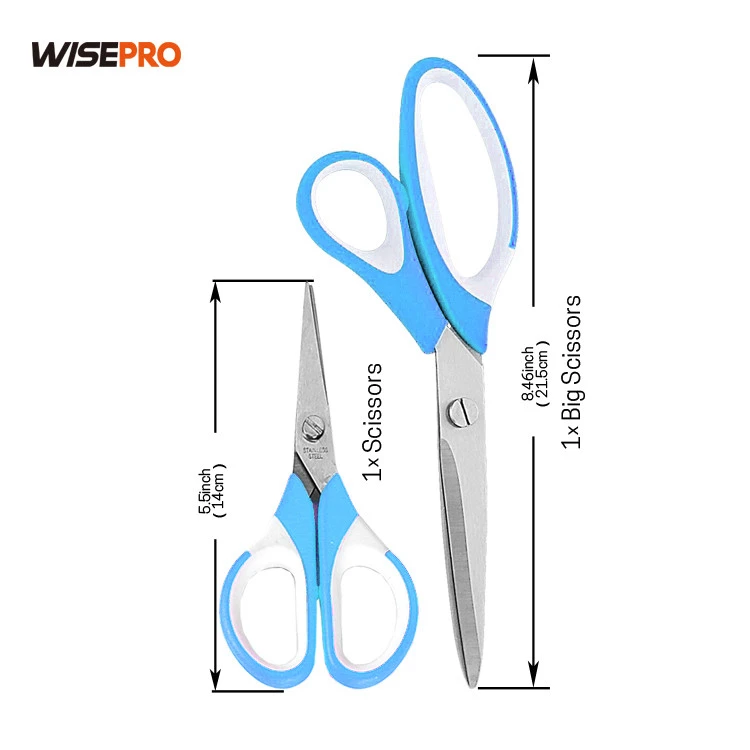 Scissors for sewing arts crafts office stainless steel sturdy and sharp scissors for school