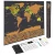 Import Scratch Off World Map Poster with National Flags and US States Canada Area Lines from China