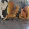 SE7ART Resin Crafts Wild Animal Fiberglass Garden Realistic Simulation Fox Statue Sculpture Art Decoration
