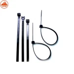 self-locking high quality popular PA66 nylon black cable tie zip tie