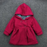 SEV.WEN Hooded Children Coat Girls New Autumn Tops Kids Warm Jacket Outwear Clothing Baby Wear Girl Coats