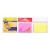 Import 100 sheets assorted neon color 3 x 4 inches fluorescent paper memo pad sticky note from China