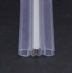 Shower room glass pvc Weather seal Strip