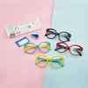 Silica Gel Soft Kid Eyeglasses Multicolored Children Optical Frame anti blue light