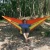 Single Double Person Outdoor Parachute Hammock Camping Hanging Sleeping Bed Swing Portable hammock With 2 Straps 2 Carabiner
