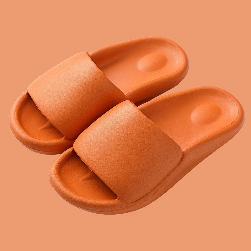 Slipper female summer soft bottom indoor slip-proof couple household plastic bathroom slippers