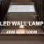 Import Small size easy installation 40W 60W 110W LED wall lamp from China