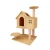 Import Small Solid Wood Cat Climbing Frame Scratching Post House Cat Toy Pet Supplies Cat Tree from China