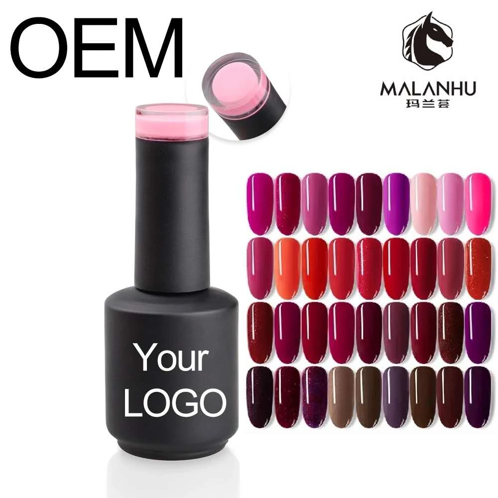 Soak off nail polish uv gel nail manicure Factory Professional Private Label 7.5ml 590 Colors Bottle Nail UV Gel Polish OEM