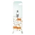 soap dispenser retractable pull up roll up banner display stand