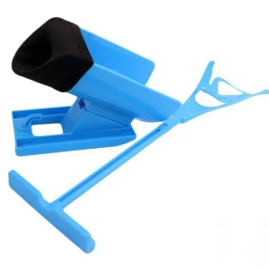 Sock Slider Aid Blue Helper Kit Helps Put Socks On Off No Bending Shoe Horn Suitable For Socks