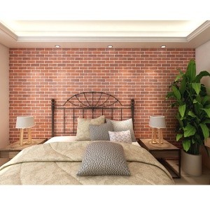 Soft porcelain 3d texture background wall tile flexible brick mosaic art wall tile