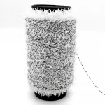 Soft warm winter yarn feather fancy yarn for sewing thread/geo-textile