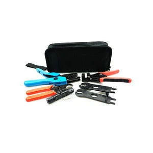 solar extension cable connector crimping  tool wire carbon steel hand crimping tool kit set