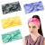 Import Solhui Nonslip Elastic Yoga Hairband Wide Sports Sweat Headband Stretch TieDye Floral Knot Hair Bands from China