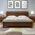 Import Solid wood modern simple 1.8m double bed from China