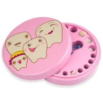 Souvenir first tooth memorial wooden box baby wood milk teeth box crafts