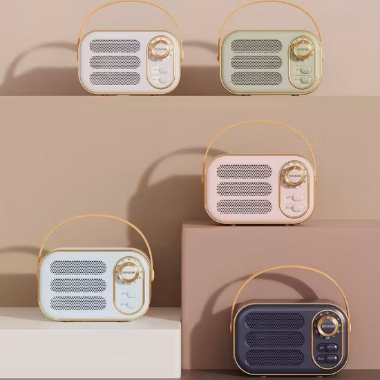 Retro Portable Mini Speaker for Outdoor Wireless Sound