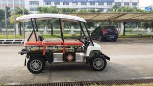 special modified golf cart electric ambulance with medical kits