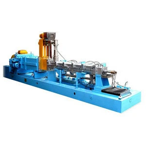 SPJ-78 Co-Rotating Clamshell double Twin Screw Extruder machine