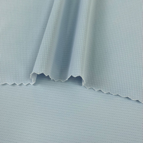 sports ware fabric supplier Perforated nylon sports fabric 87% Nylon 13% Spandex Cool feeling Brand sportswear fabric