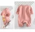 Import Spring cotton cute girl long sleeve bodysuit plain children romper boy toddler onesie kid clothing infant baby jumpsuits clothes from China