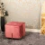 Import Square Living Dressing Room Shoe Store Furniture Foot Rest Velvet Ottoman Stool from China