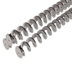 Ss316l Horizontal Shaftless Feeder Conveyor Part  Auger Screw Flight For Winery Industry