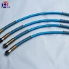 Stainless braided flexible custom blue braided wire braiding machine ptfe hose