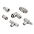 Import Stainless steel and brass pneumatic fitting parts pneumatic connector from China