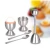 Import Stainless Steel Egg Topper Cutter egg tray and spoon set/304 Stainless steel Egg Opener Topper from China