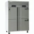 Import stainless steel glass door vertical and upright kitchen freezer and refrigerator from China
