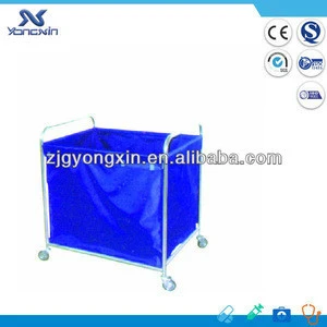 Stainless Steel Housekeeping Trolley, Dirt Cart for hospital and hotel