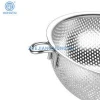 stainless steel square ear kitchen mesh strainer  colander / comfortable grip