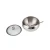 Import Stainless Steel Sugar Bowl with Clear Lid(for better recognition) and Sugar Spoon for Home and Kitchen, Drum Shape from China