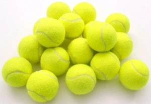 standard ITF tennis ball for training,cheap personalized tennis balls with yellow wool