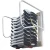 Import Steel Black Wall Mounted Folding Loft Ladder from China