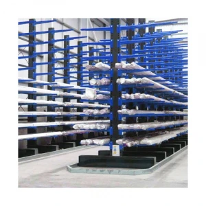 Strong Loading Capacity Single Side Pipe Storage Rack Double Side 500kg Per Arm Cantilever Rack