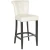 Import Studded Ring Back Bar Chair, Wood Bar Stool with Footrest from China
